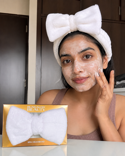 Facial Headband  (White)