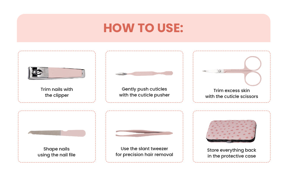 5-Piece Professional Manicure Set